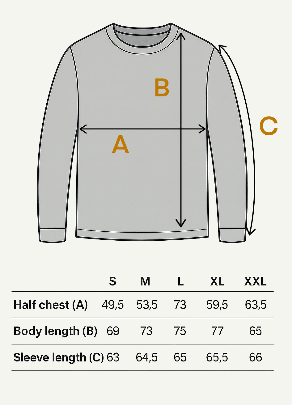 Maattabel afbeelding